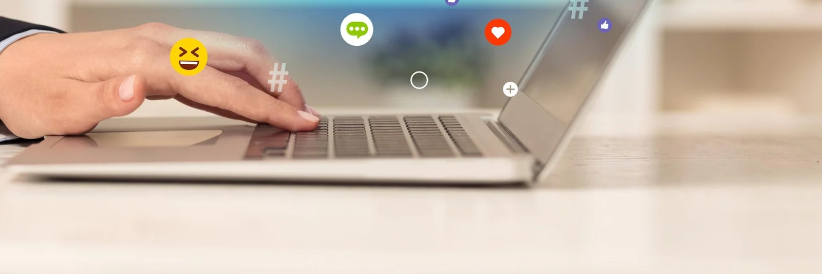 Client outreach strategies: sending LinkedIn outreach messages on a laptop